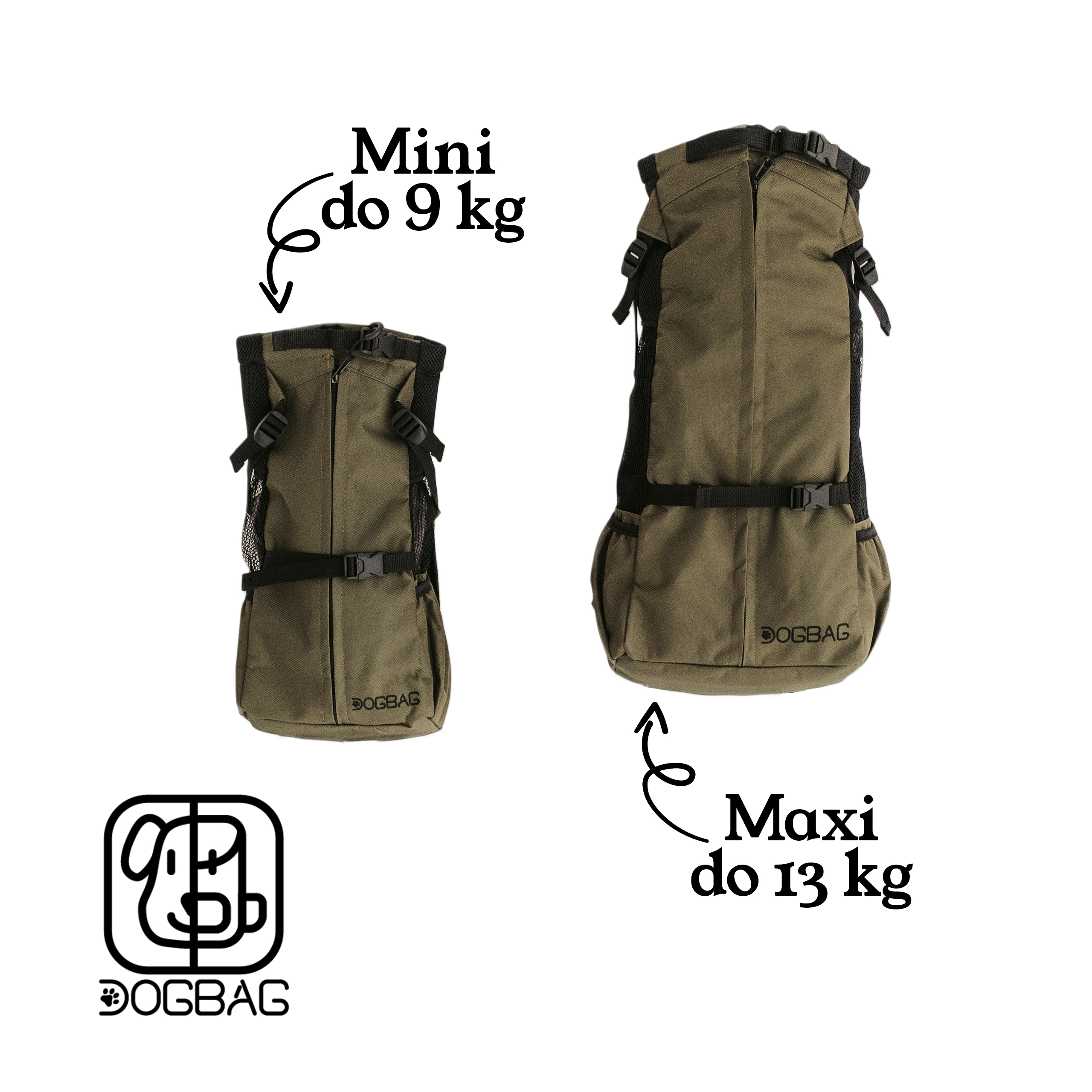 Plecak dla psa do 9 kg DOGBAG Forest Mini - obrazek 2
