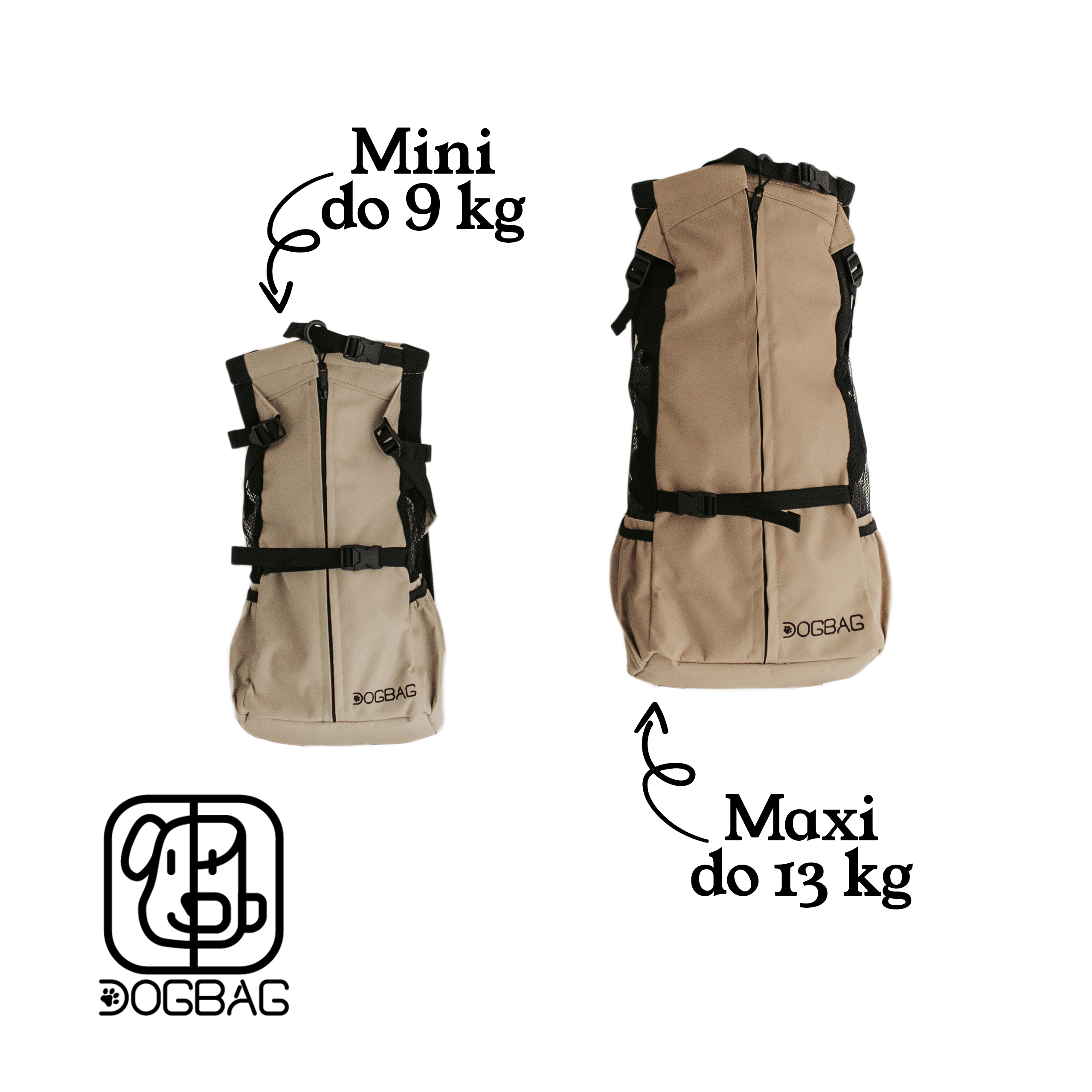 Plecak dla psa do 9 kg DOGBAG Sand Mini - obrazek 3