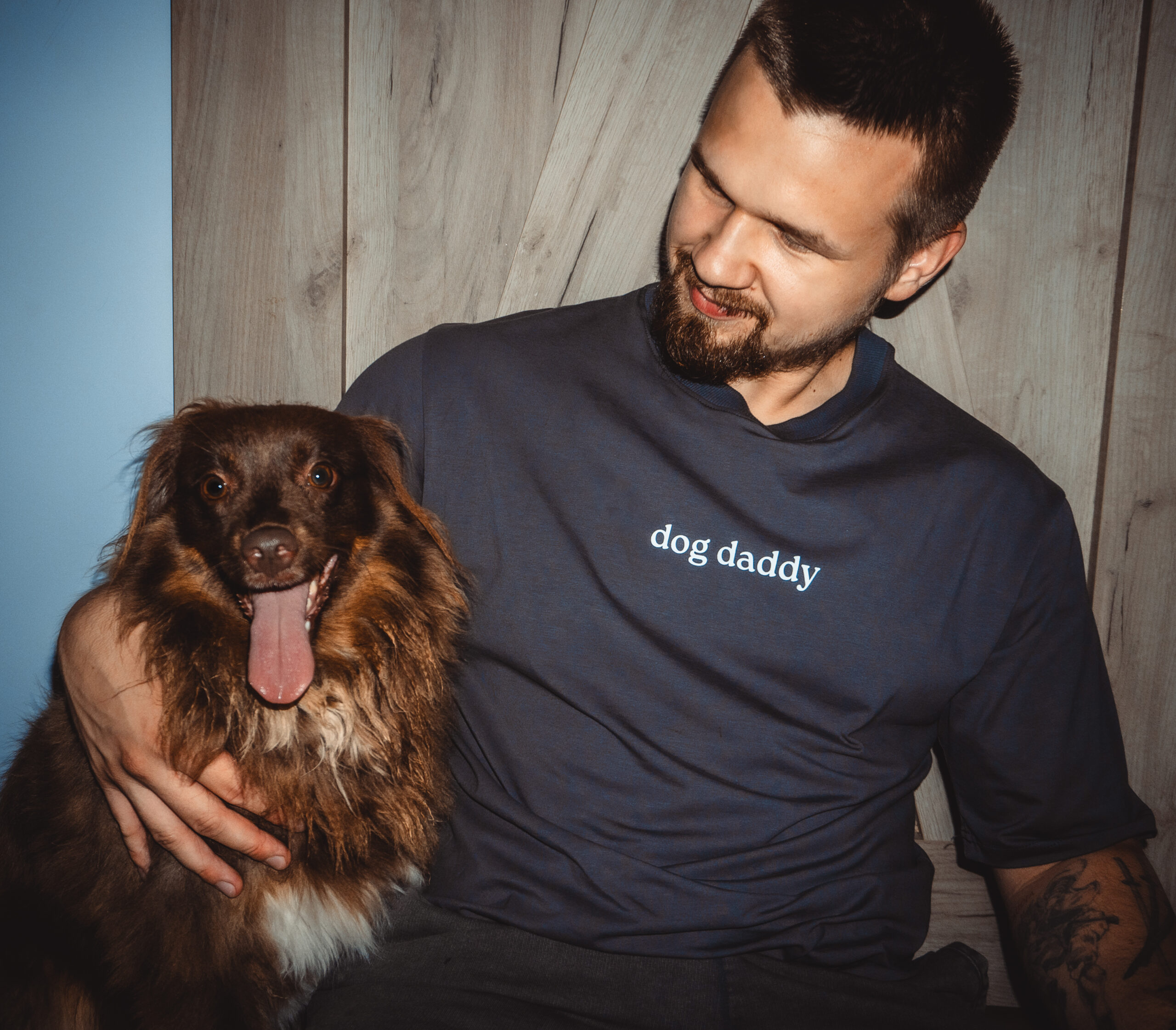 T-shirt dog daddy - obrazek 2